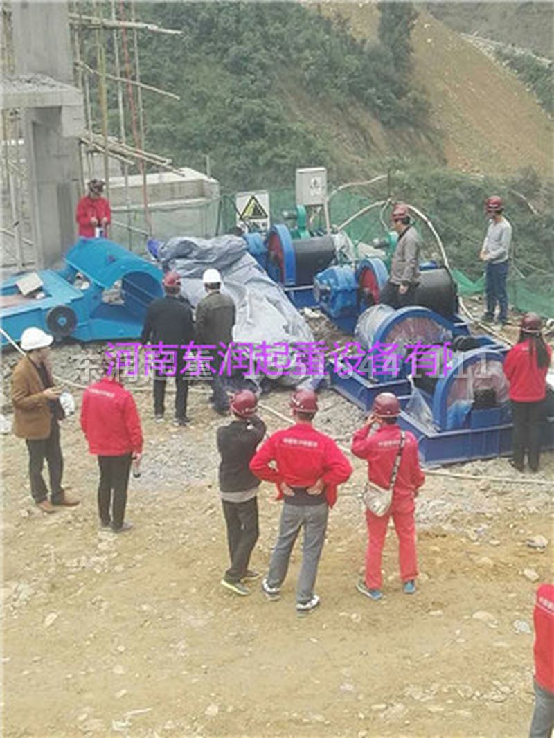 公司中標葛洲壩一公司冊亨水庫卷揚式啟閉通過進場驗收