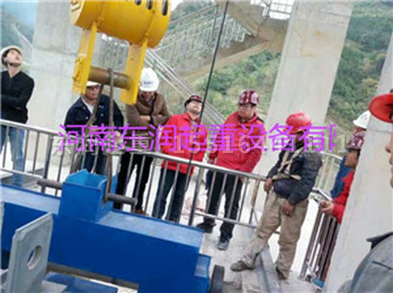 公司中標葛洲壩一公司卷揚式啟閉機通過運行驗收