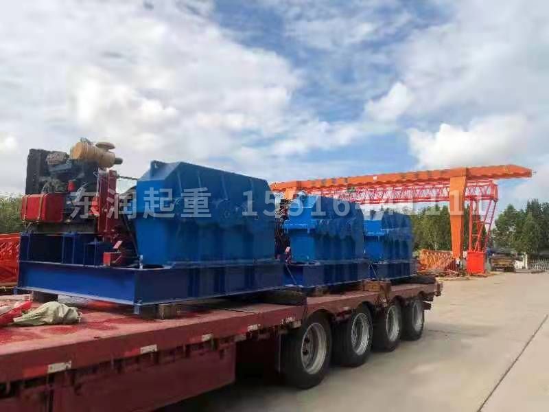 柴油機式卷揚機發(fā)運中石油吐哈石油勘探指揮部
